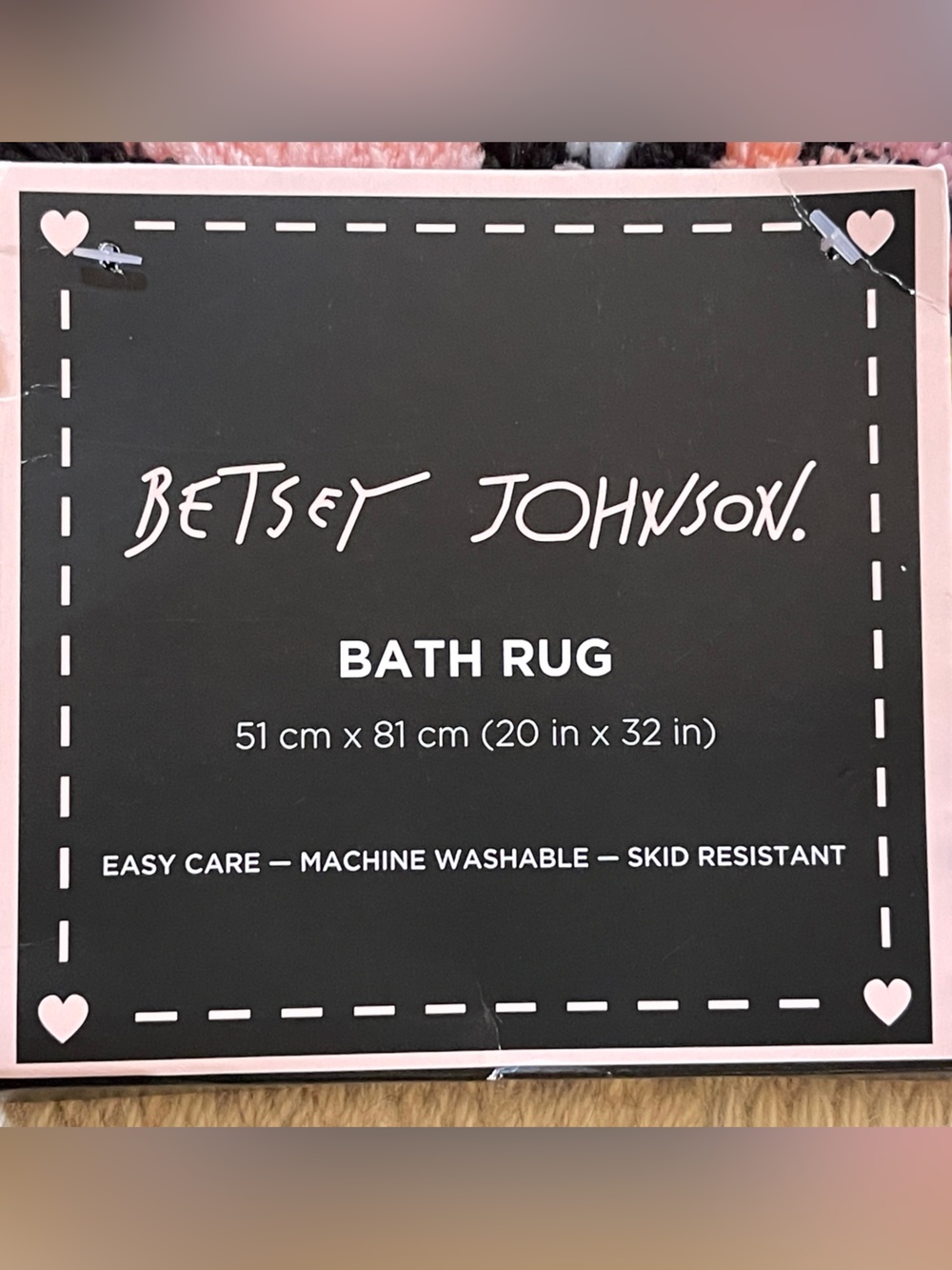 Betsey Johnson Butterfly Bath Mat - Picture 5 of 6